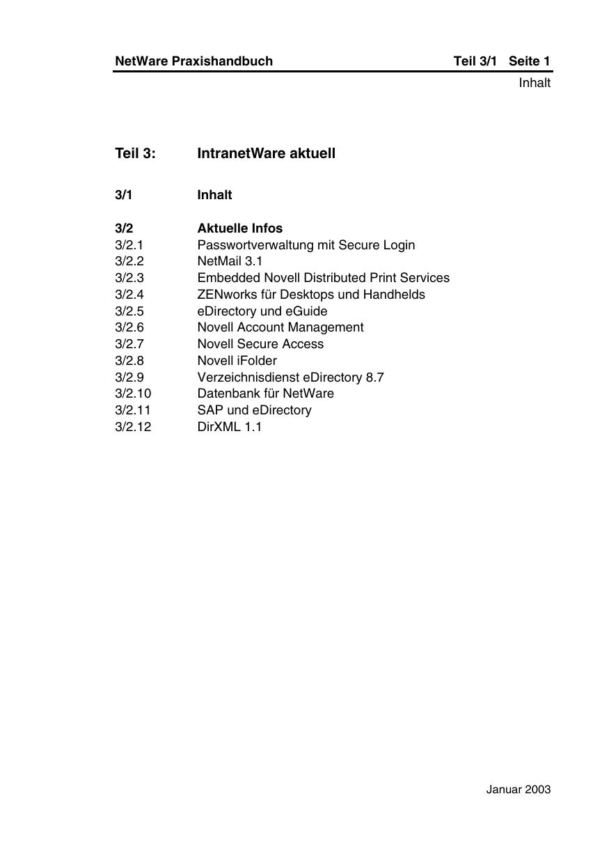 IntranetWare aktuell