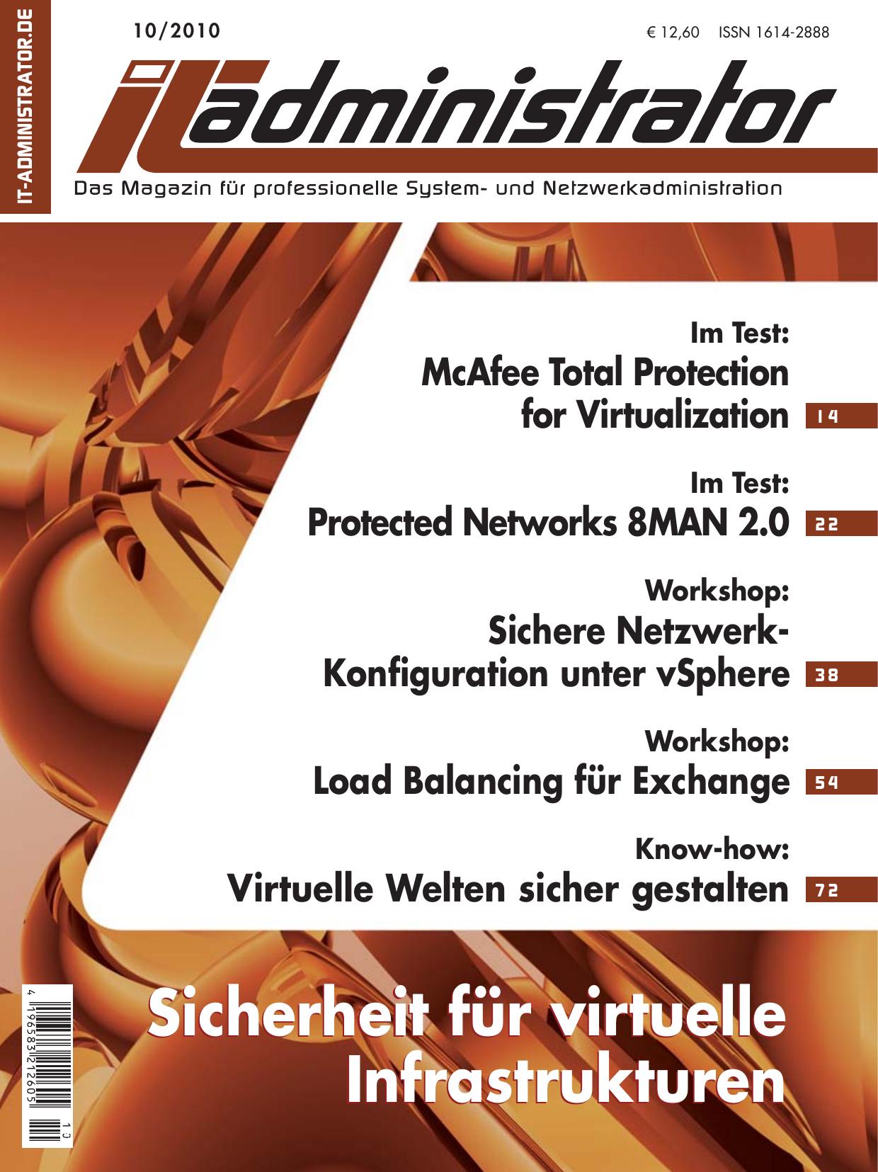 IT-Administrator Oktober 2010