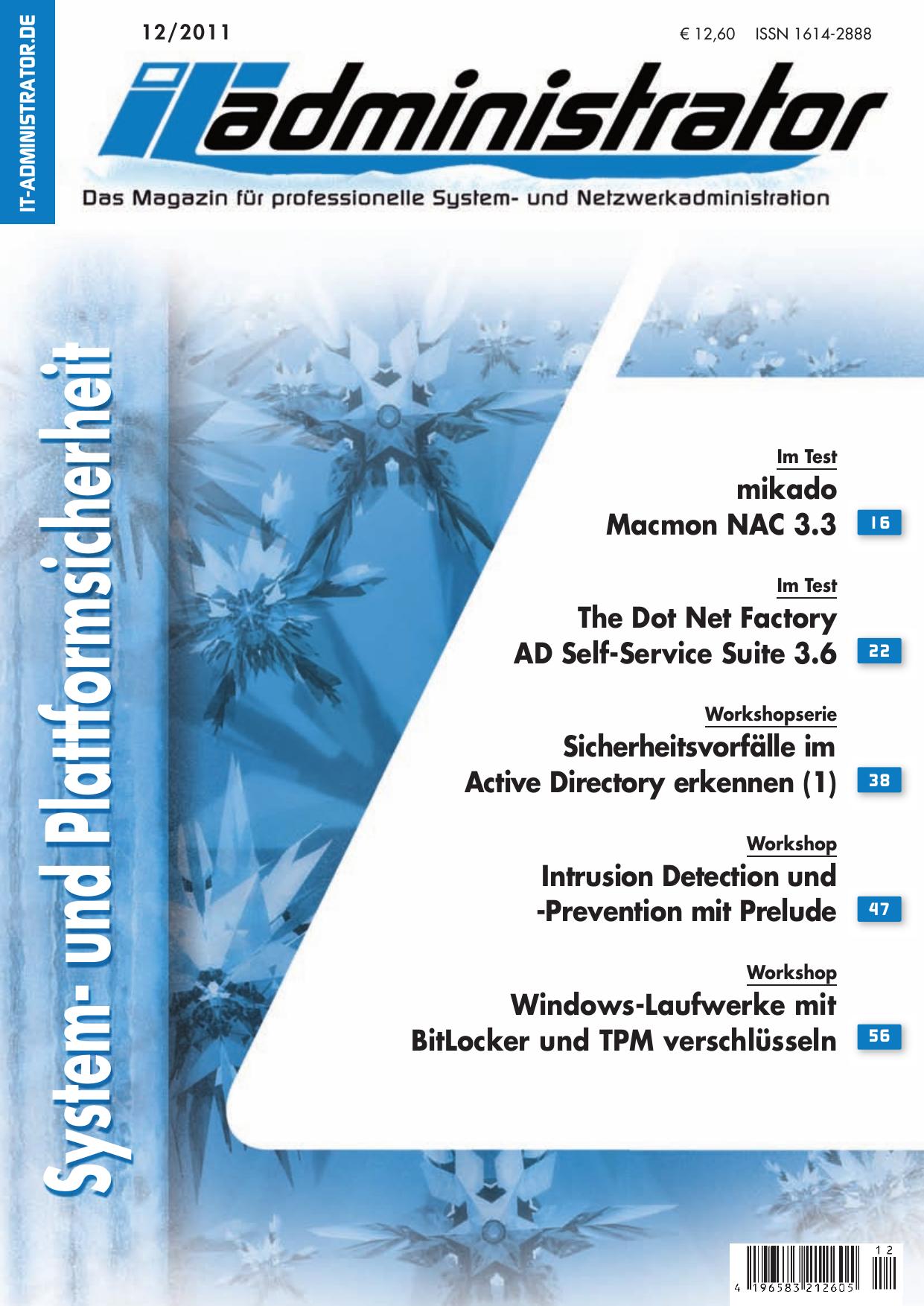 IT-Administrator Dezember 2011
