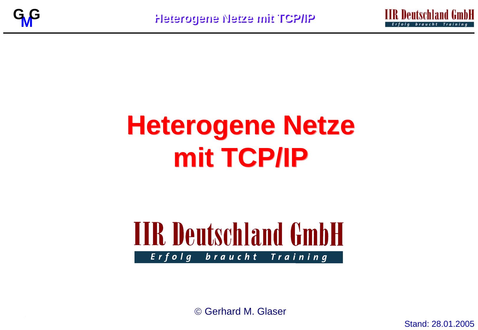 Heterogene Netze mit TCP/IP