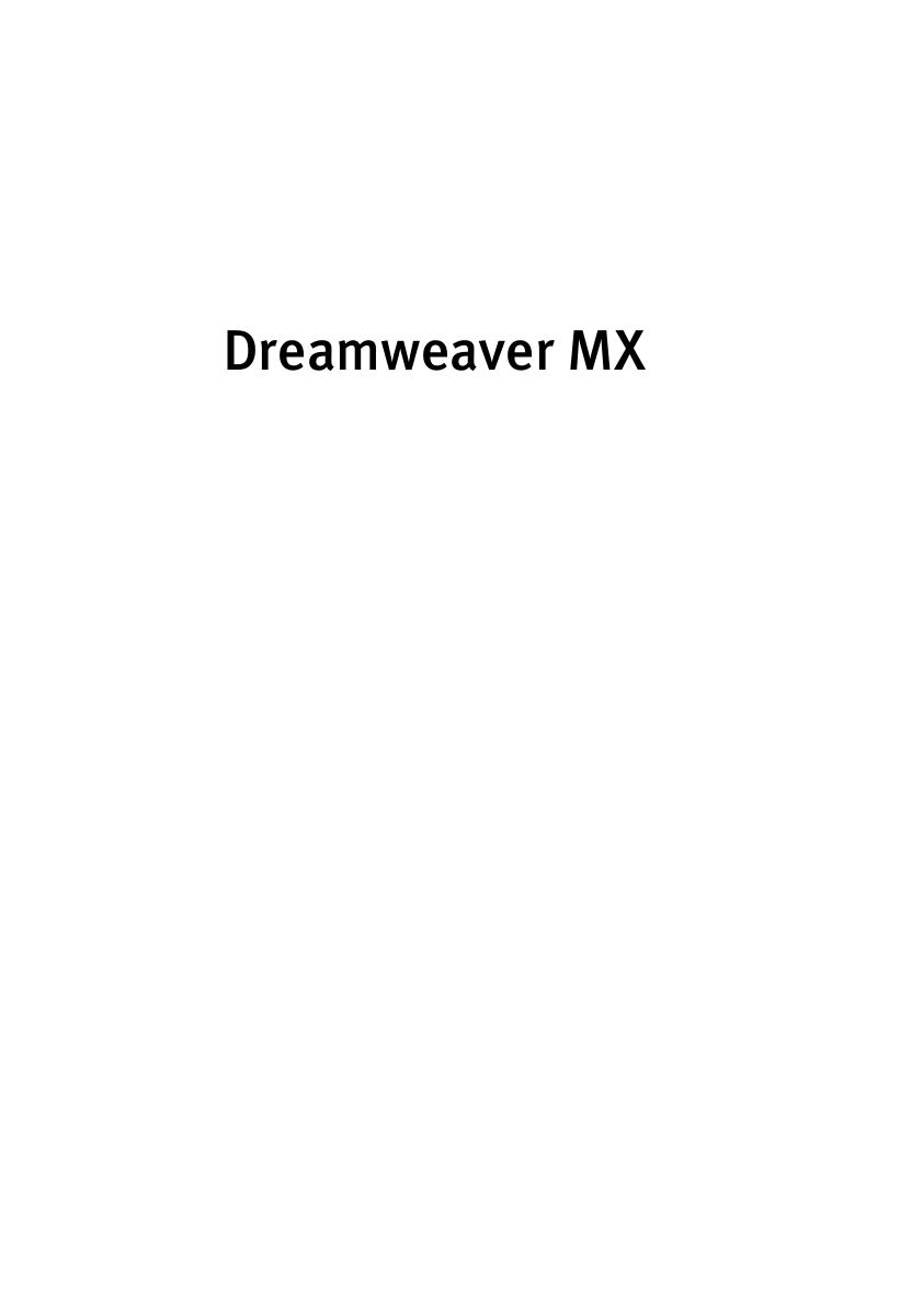 Dreamweaver MX - *ISBN 3-8273-2054-2* - © 2002 by Addison-Wesley Verlag