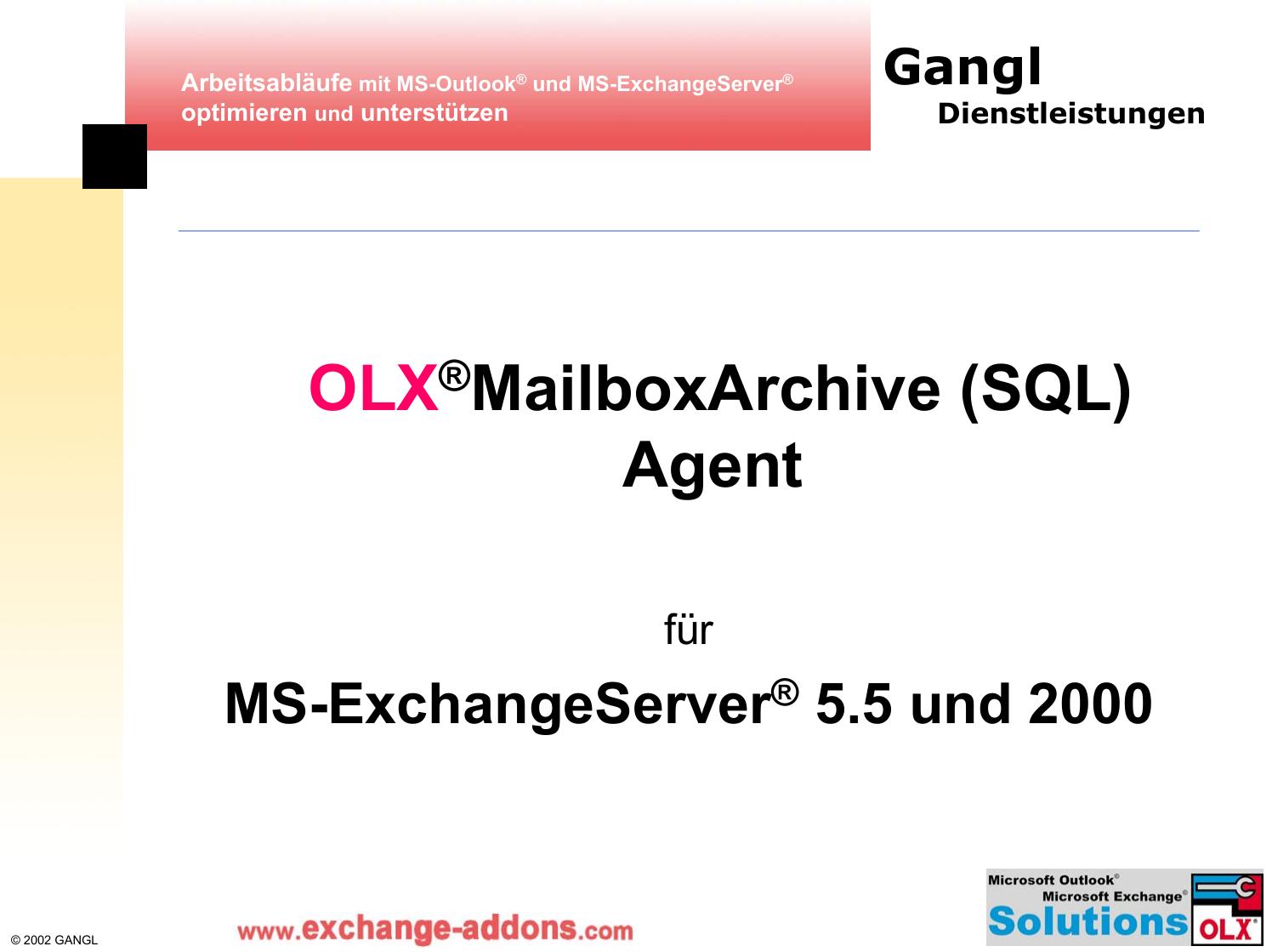 OLXMailboxArchive \(SQL\) Agent