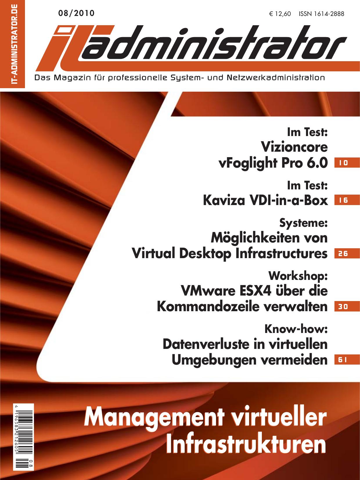IT-Administrator August 2010