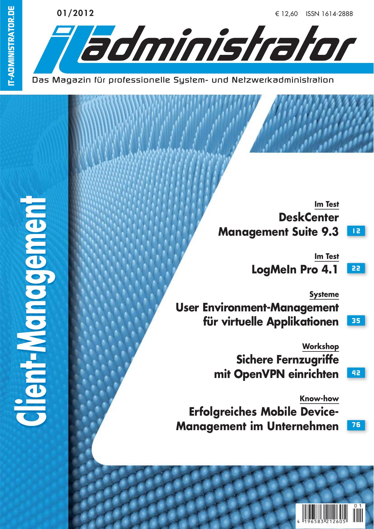 IT-Administrator Januar 2012