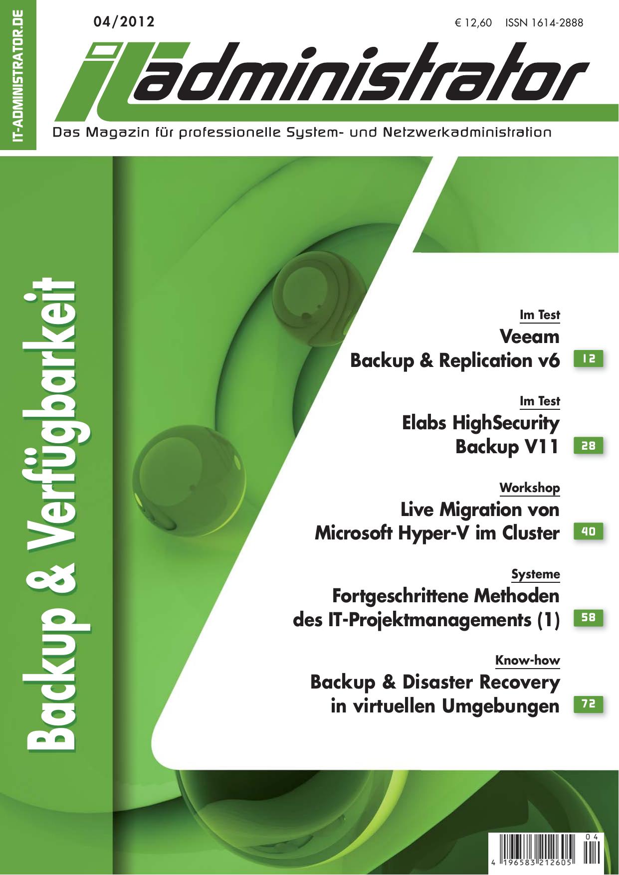 IT-Administrator April 2012