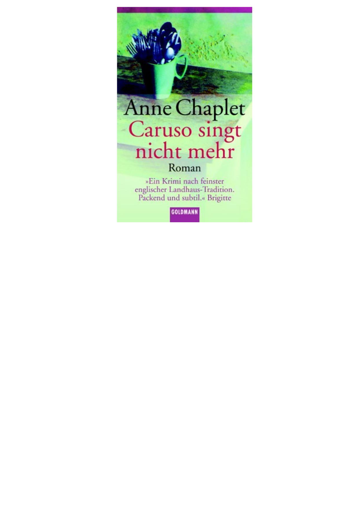 Caruso singt nicht mehr