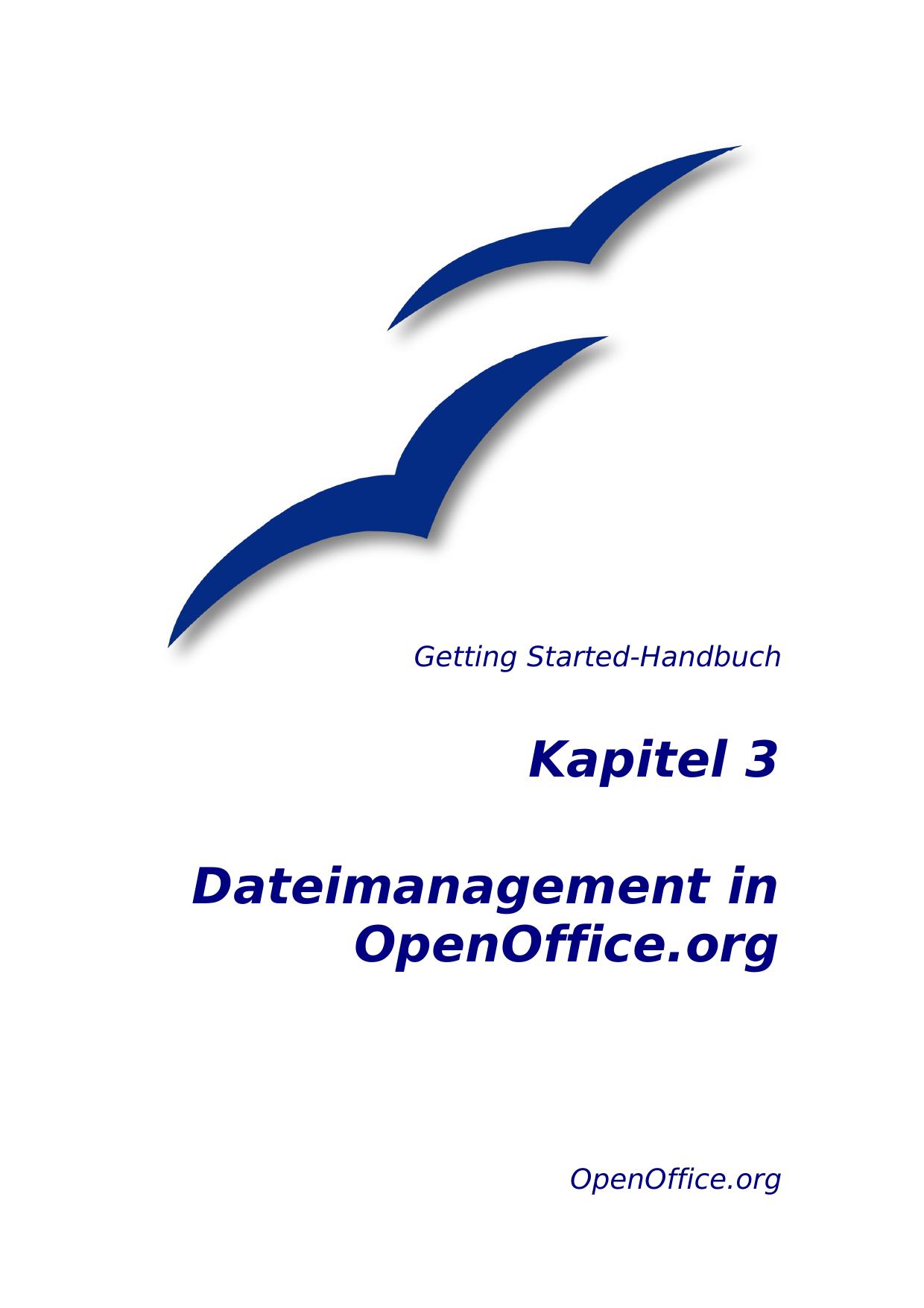 Dateimanagement in OpenOffice.org