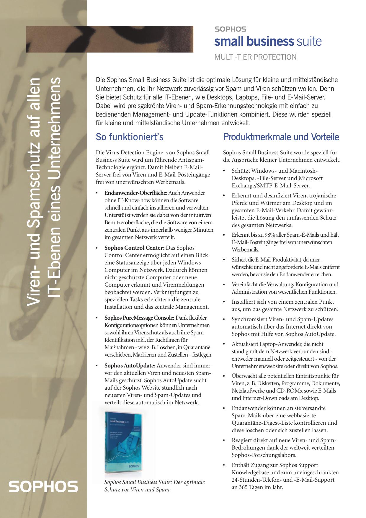 Sophos Small Business Suite Factsheet
