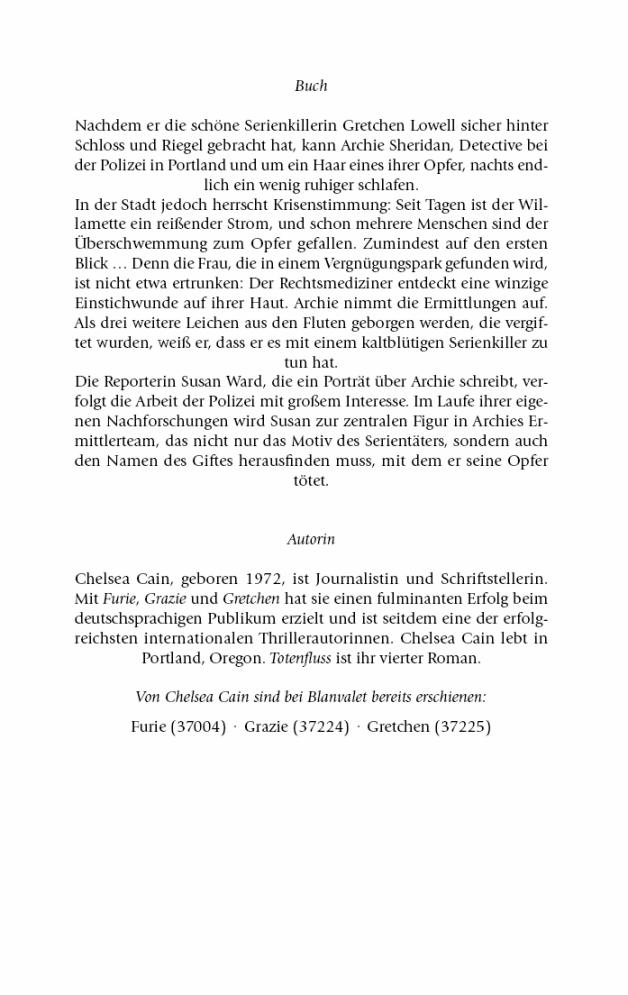 Totenfluss: Thriller (German Edition)