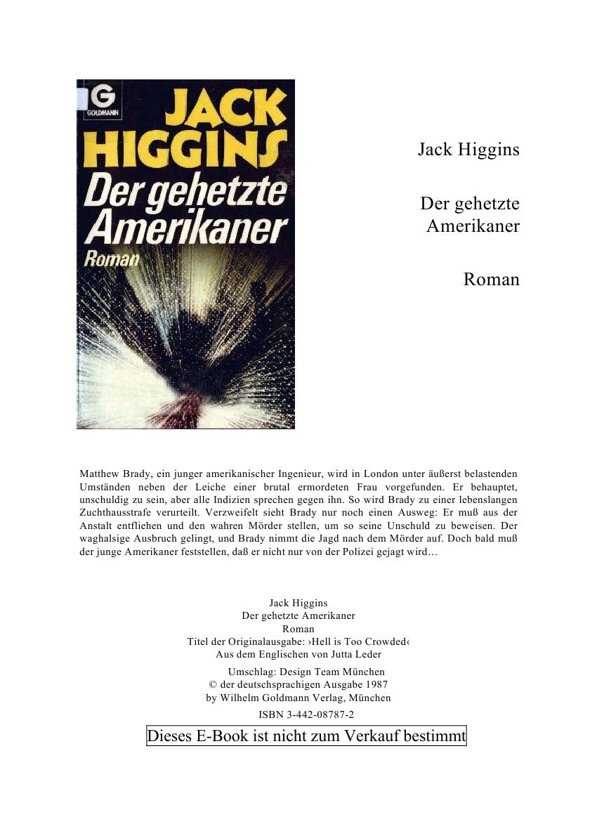 Der gehetzte Amerikaner