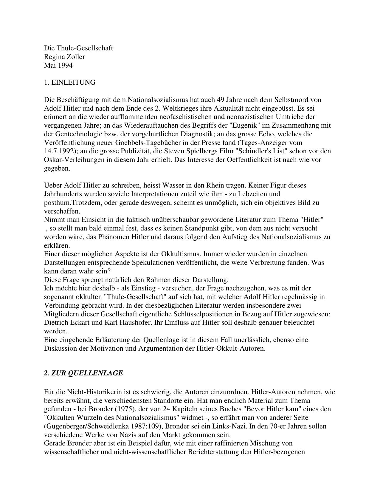 Nationalsozialismus und Okkultismus