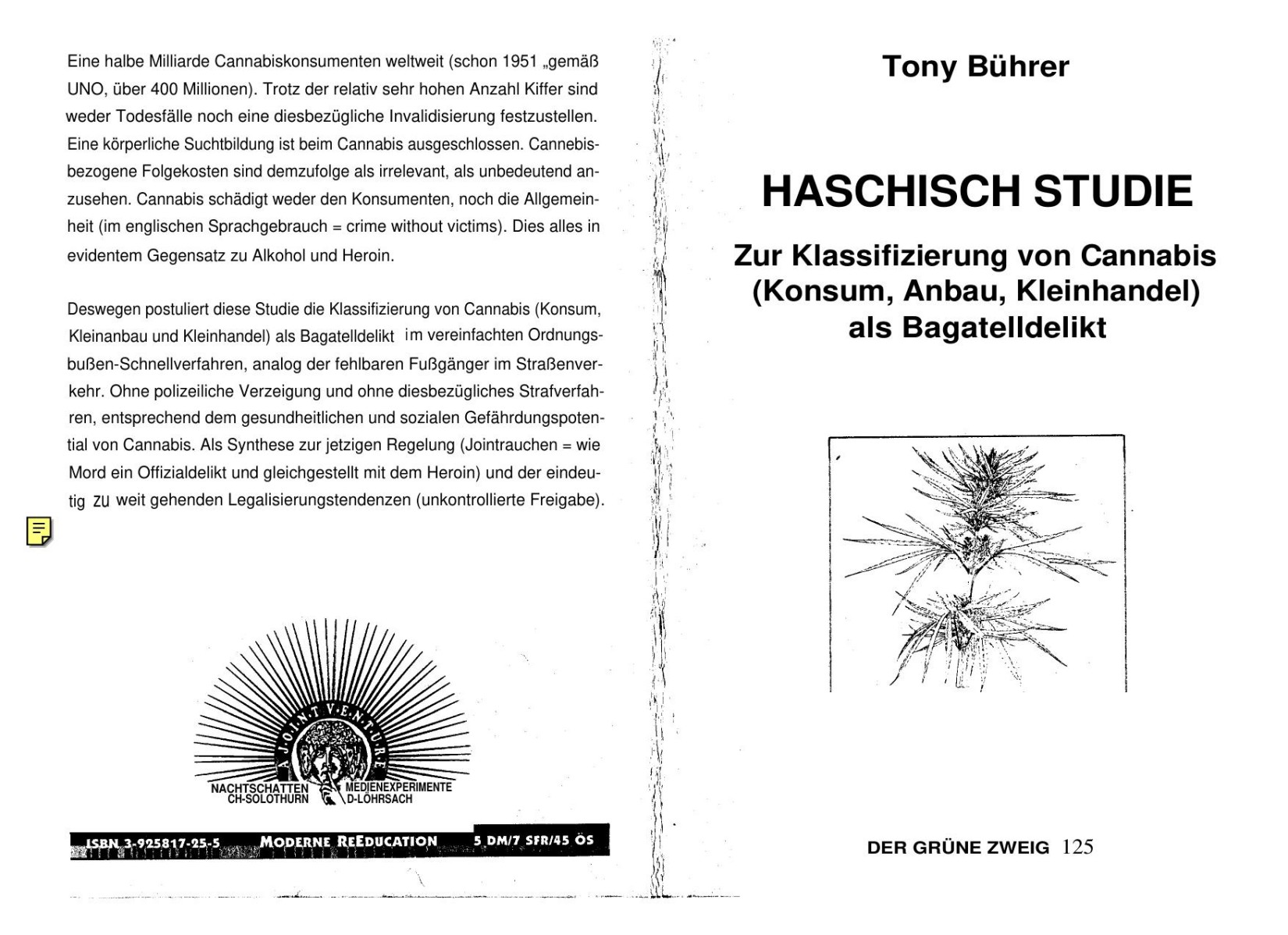 Haschisch Studie