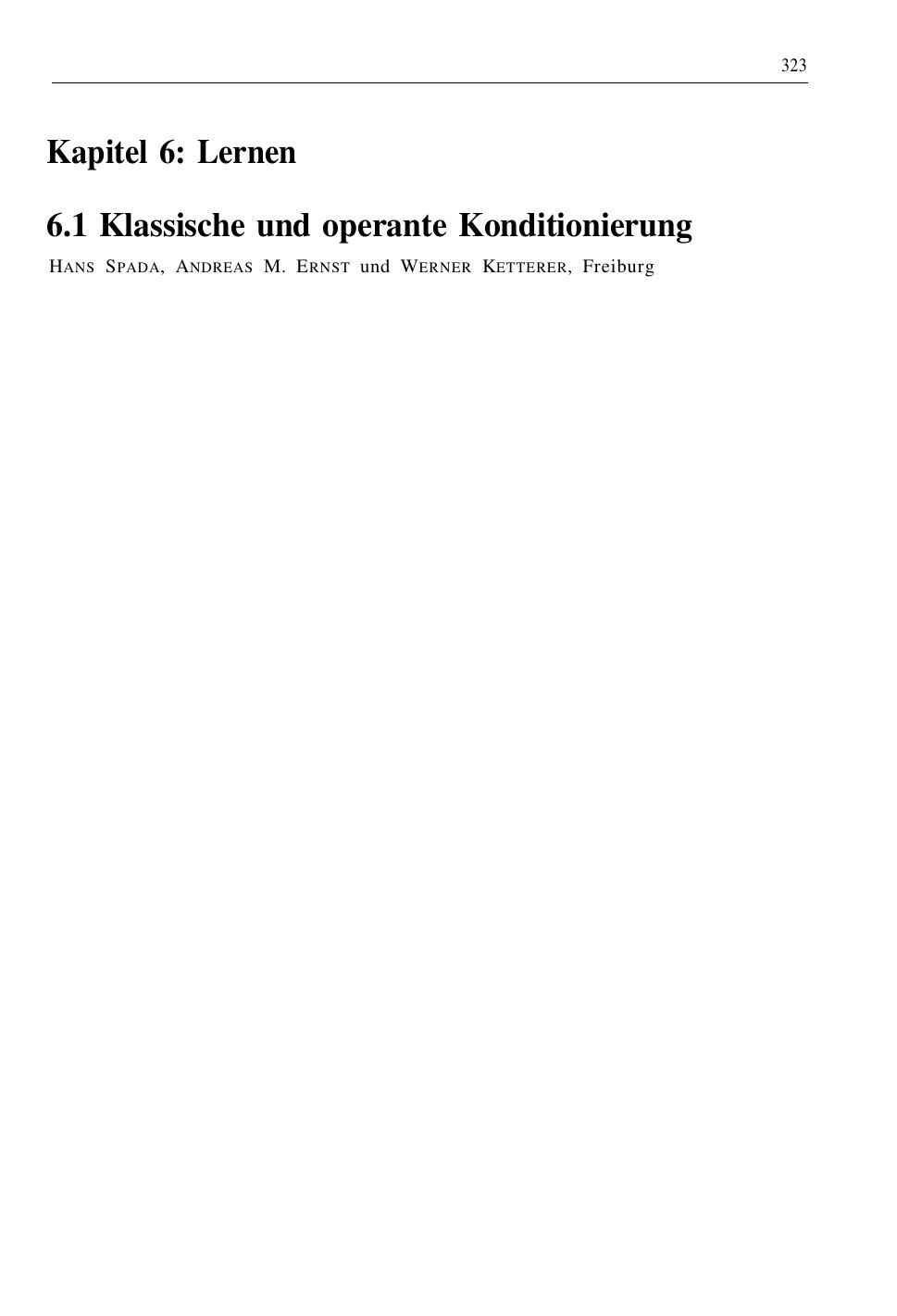 H. Spada (Hrsg.): Lehrbuch Allgemeine Psychologie