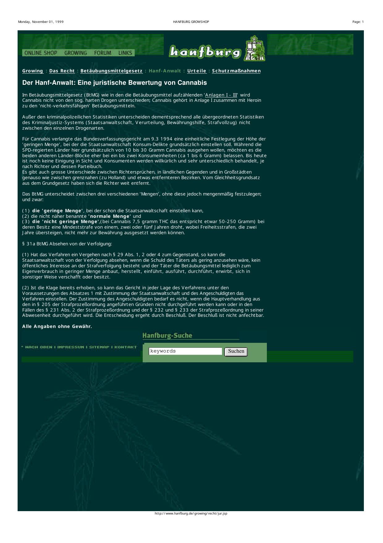 juristische bewertung
