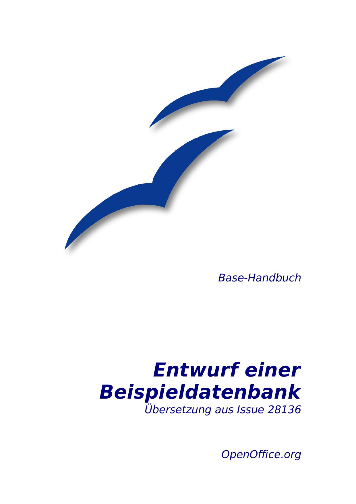 Entwurf einer Beispieldatenbank