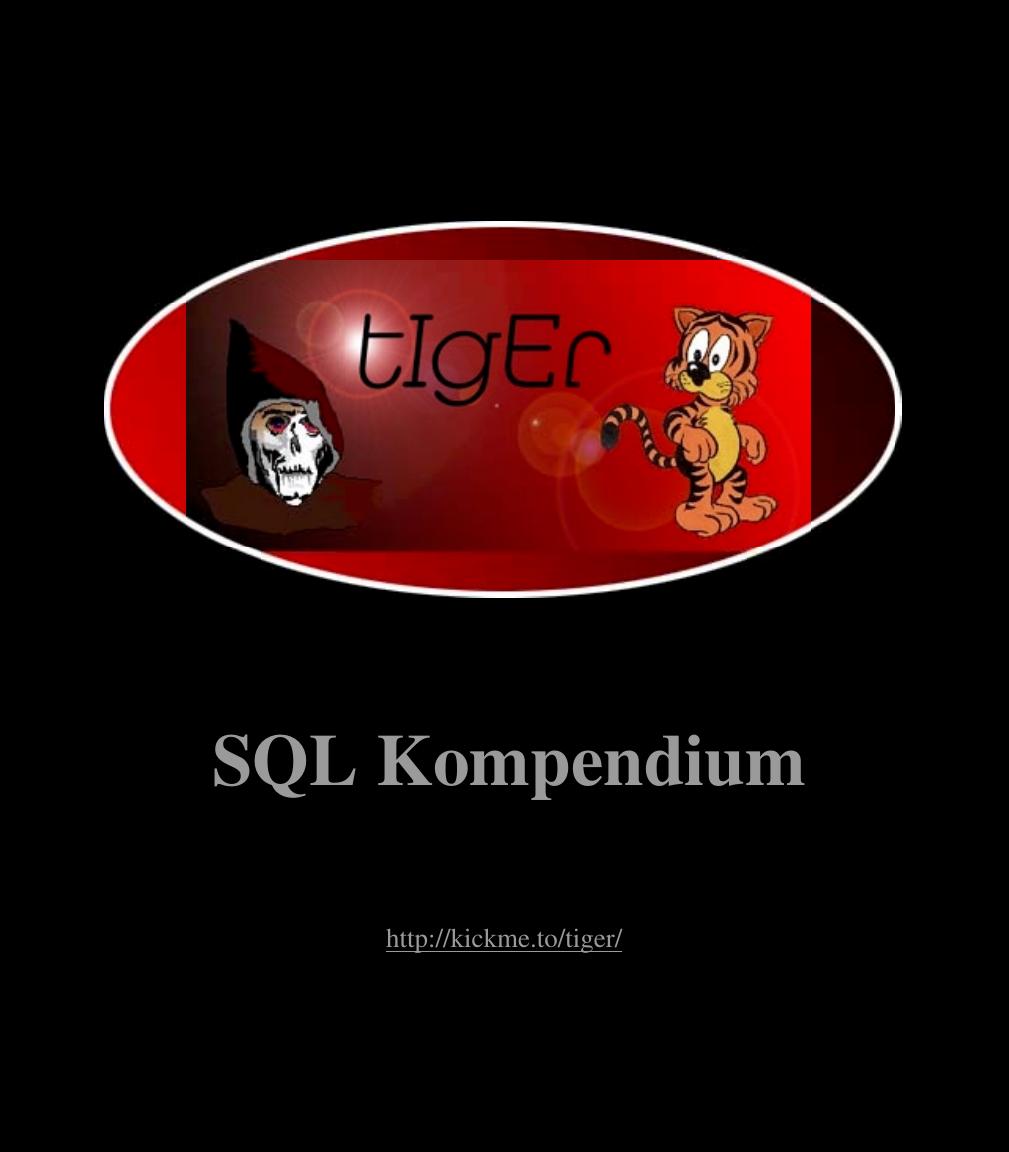 SQL Kompendium