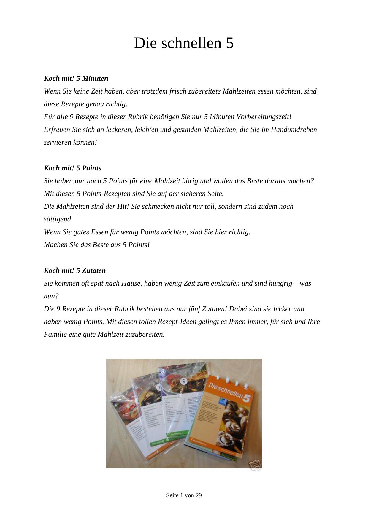 Die schnellen 5