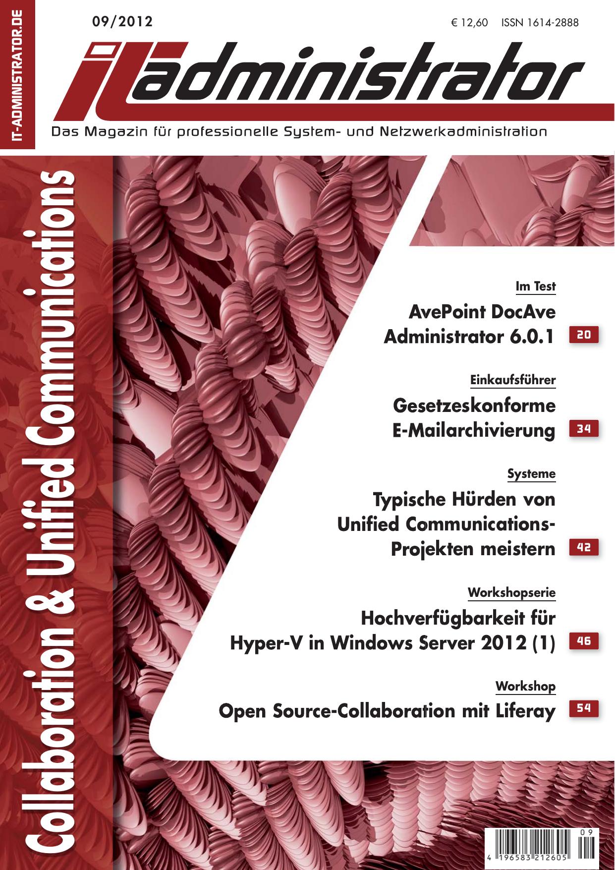 IT-Administrator September 2012