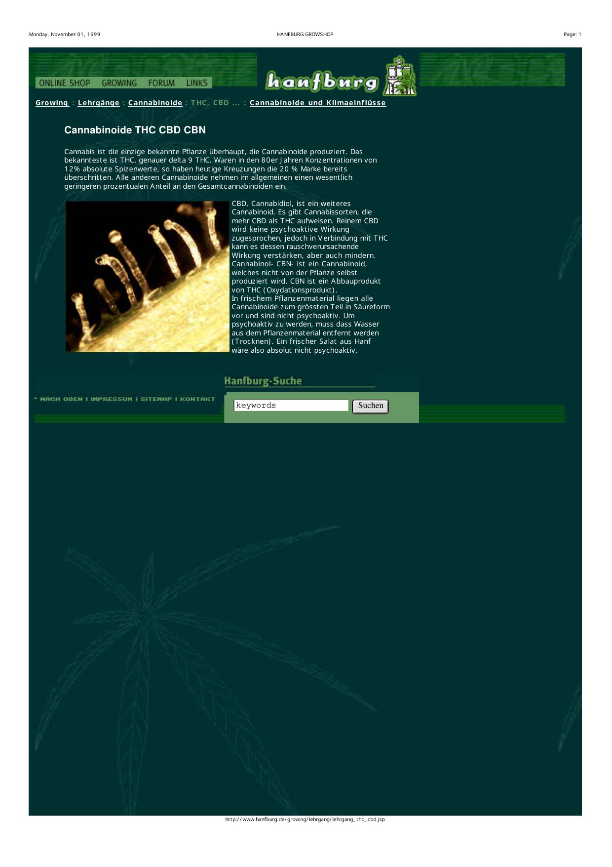 THC, CBD
