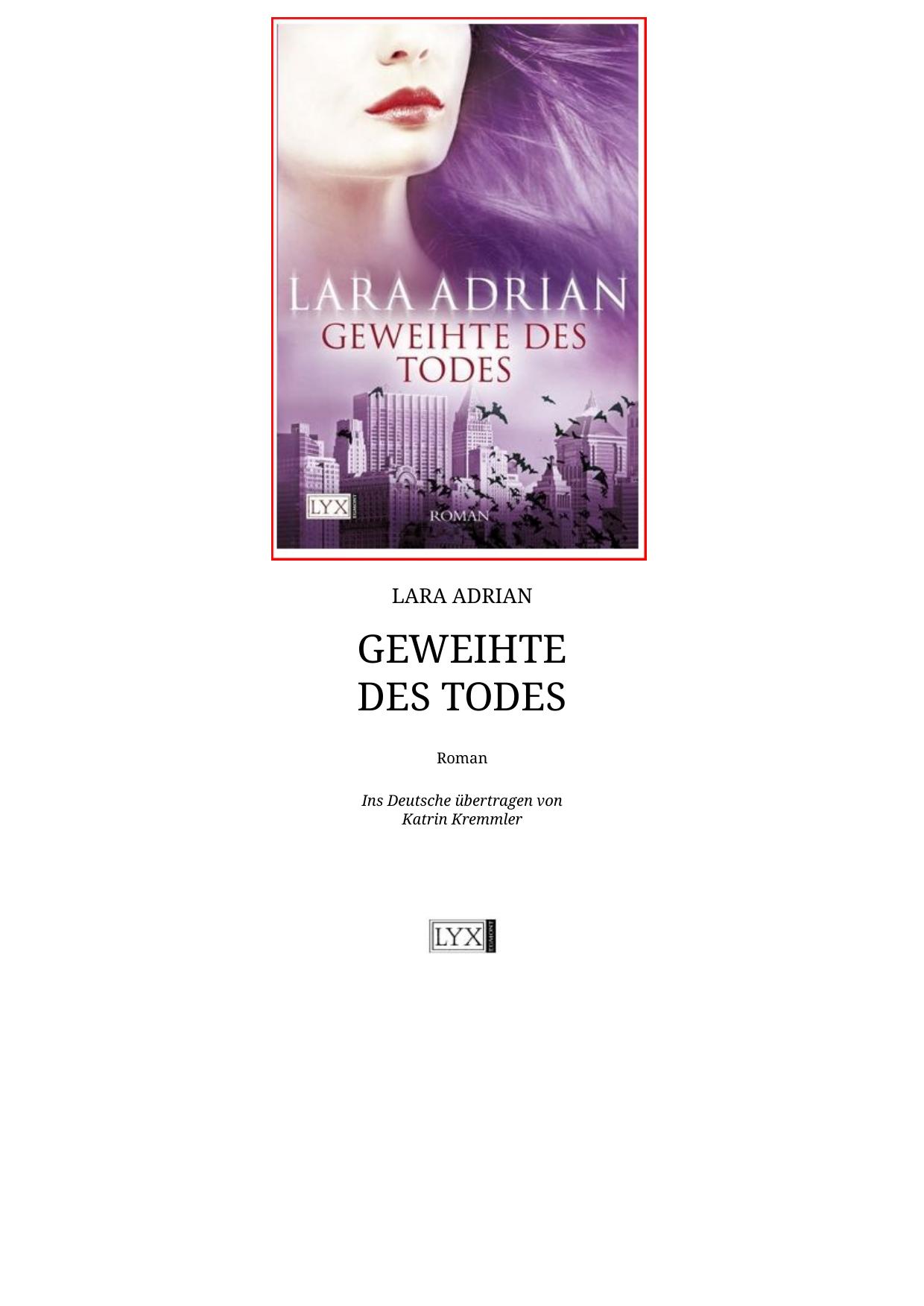 08 Geweihte des Todes - Adrian Lara