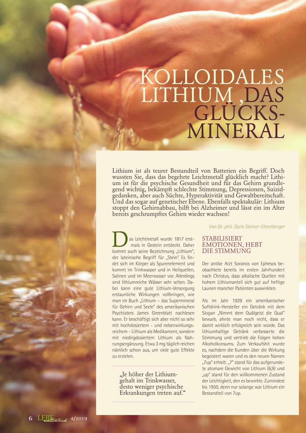 KOLLOIDALES LITHIUM