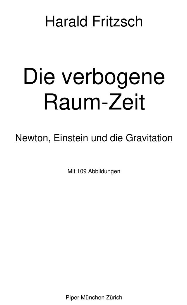 Die verbogene Raum-Zeit