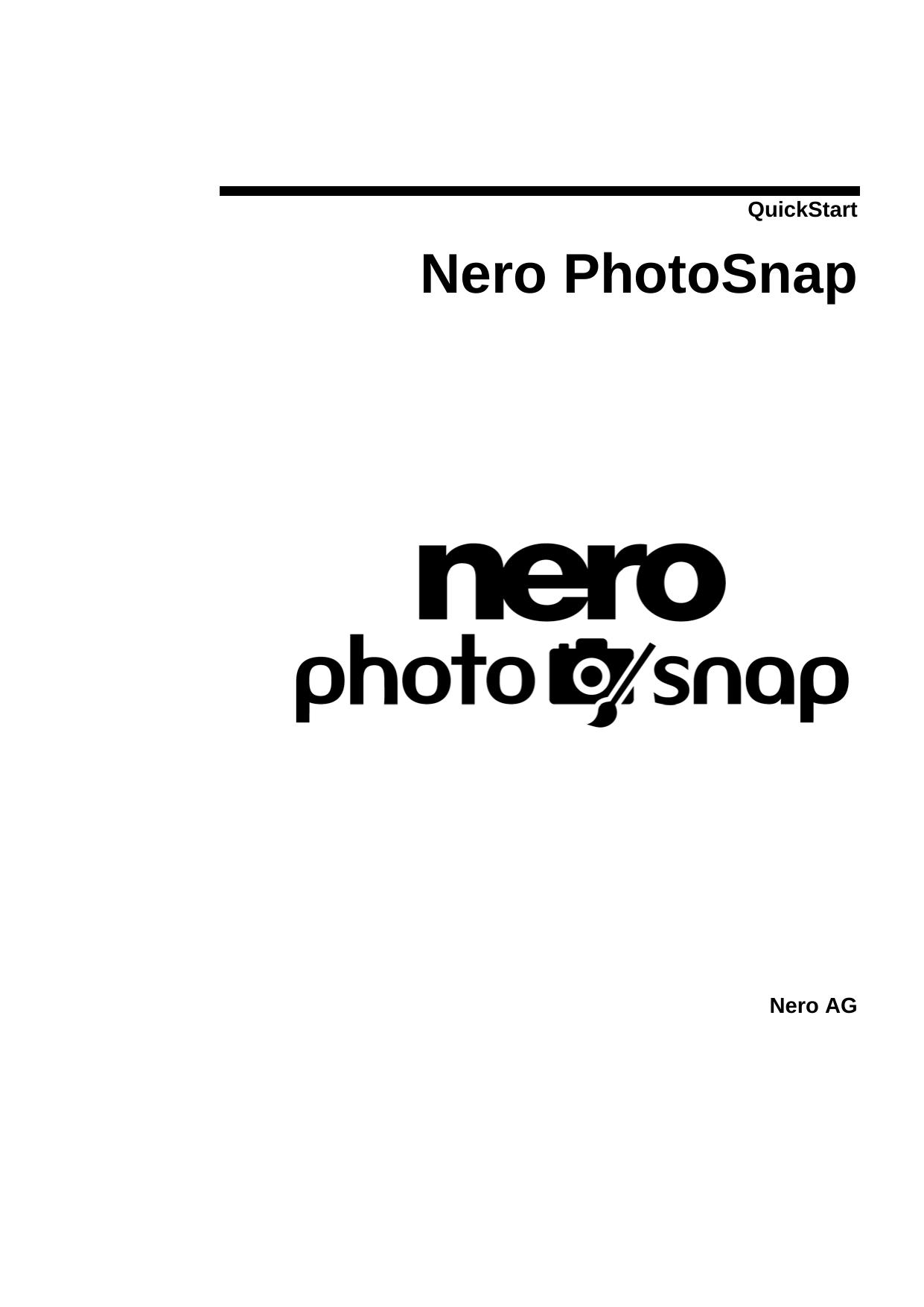 Nero PhotoSnap