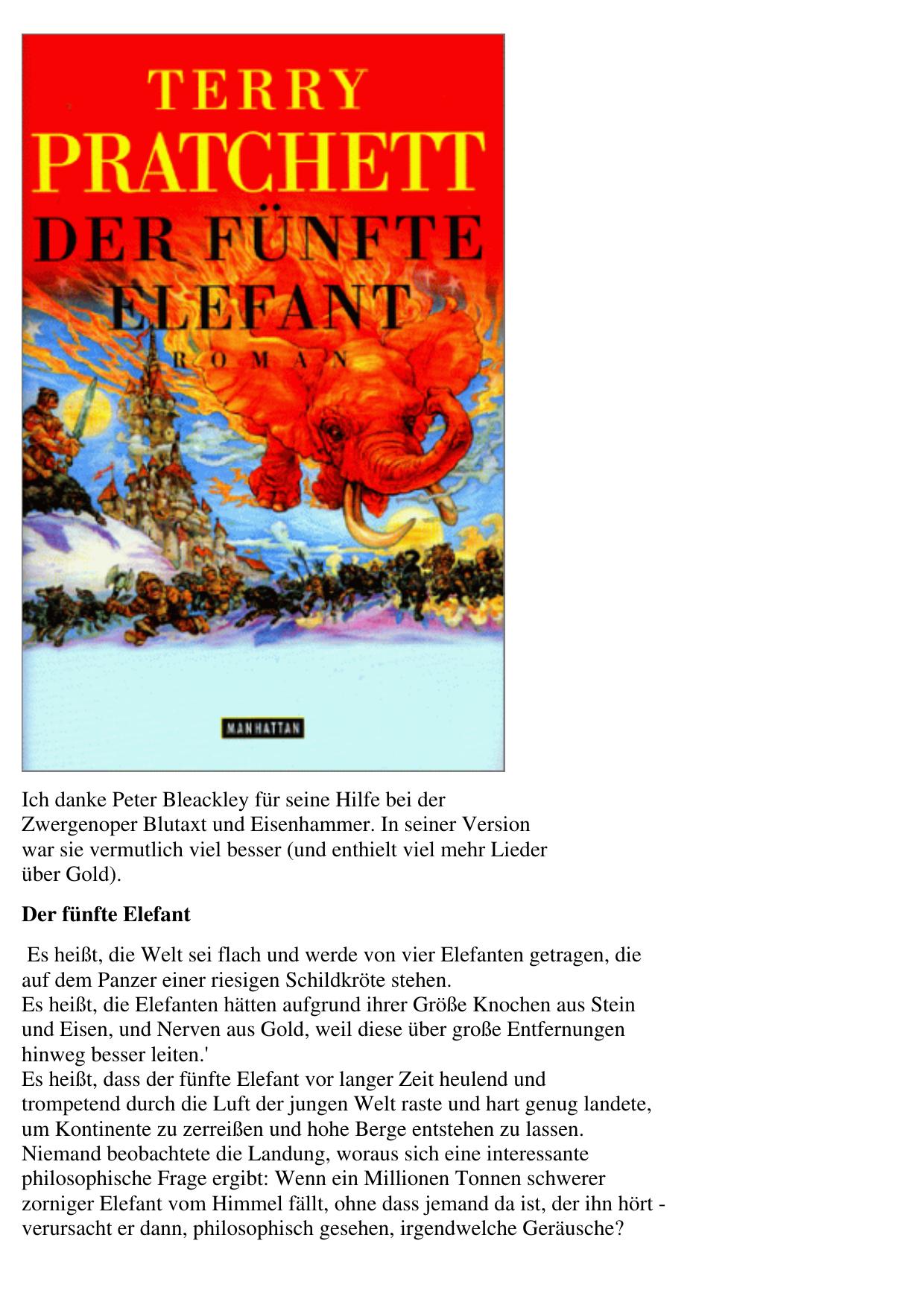 Der Fuenfte Elefant