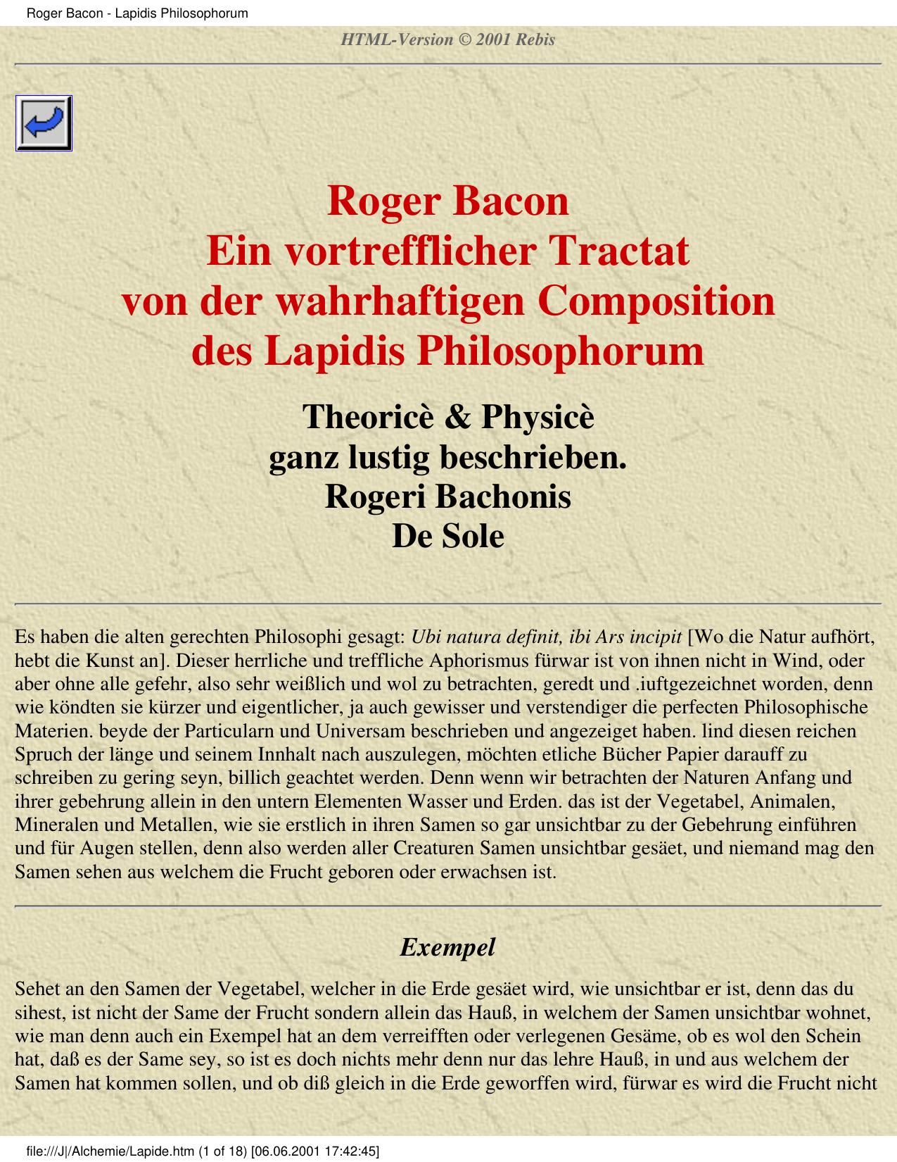 Lapidis Philosophorum