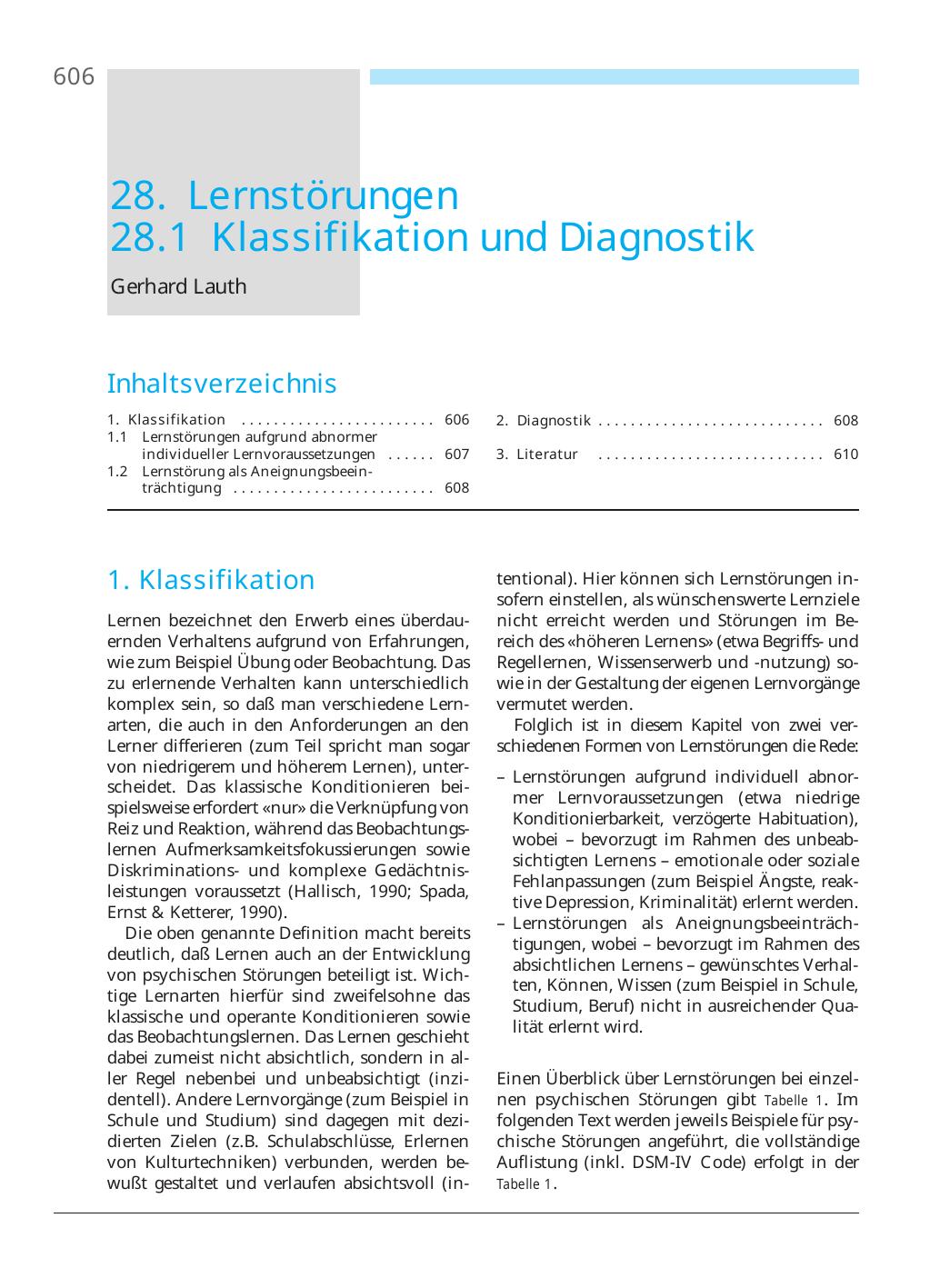 U. Baumann, M. Perrez (Hrsg.): Lehrbuch Klinische Psychologie – PsychoÞ¶¿ô‚&V