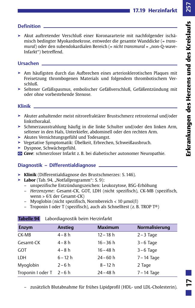 Erkrankungen des Herzens und des Kreislaufs III