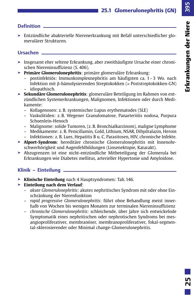 Erkrankungen der Niere
