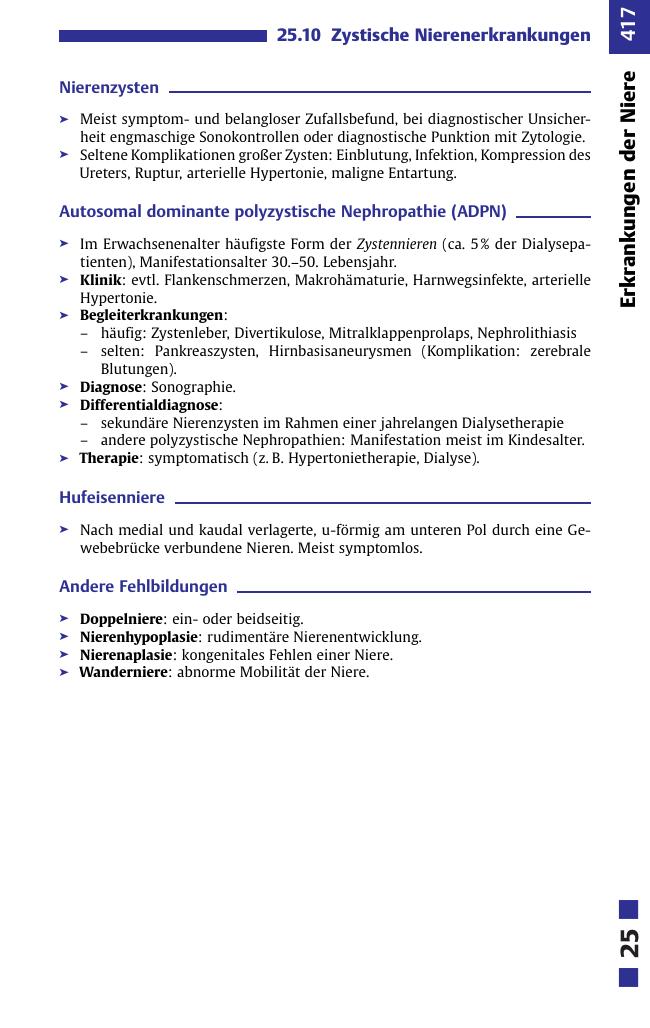 Erkrankungen der Niere II, Störungen des Wasser-, Elektrolyt und Säure-Basen-Haushalts