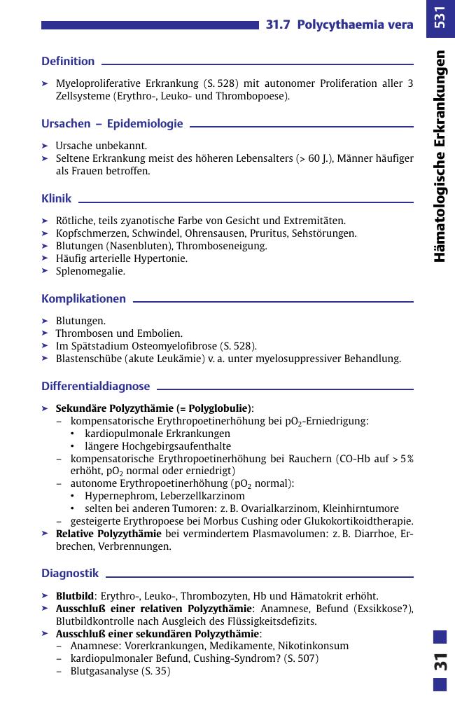 Hämatologische Erkrankungen II