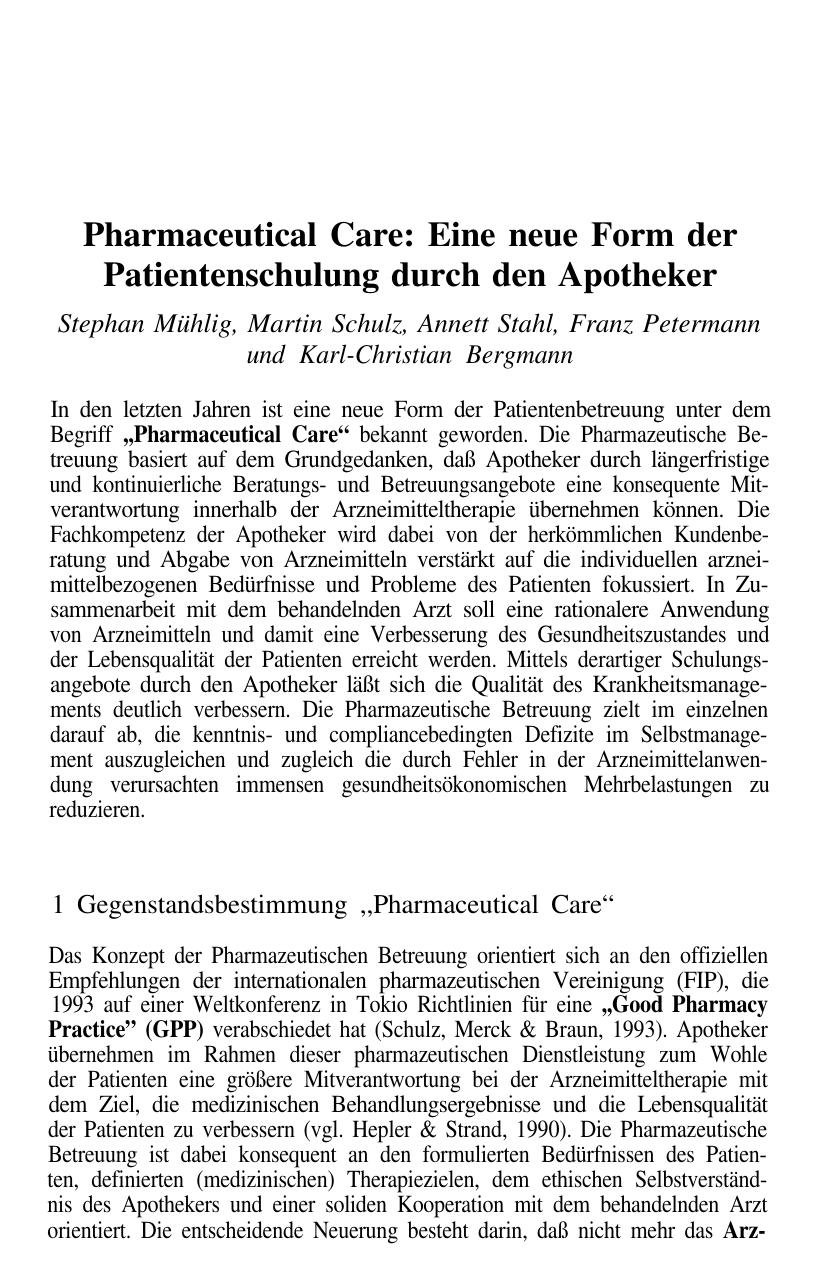 F. Petermann (Hrsg.): Patientenschulung und Patientenberatung