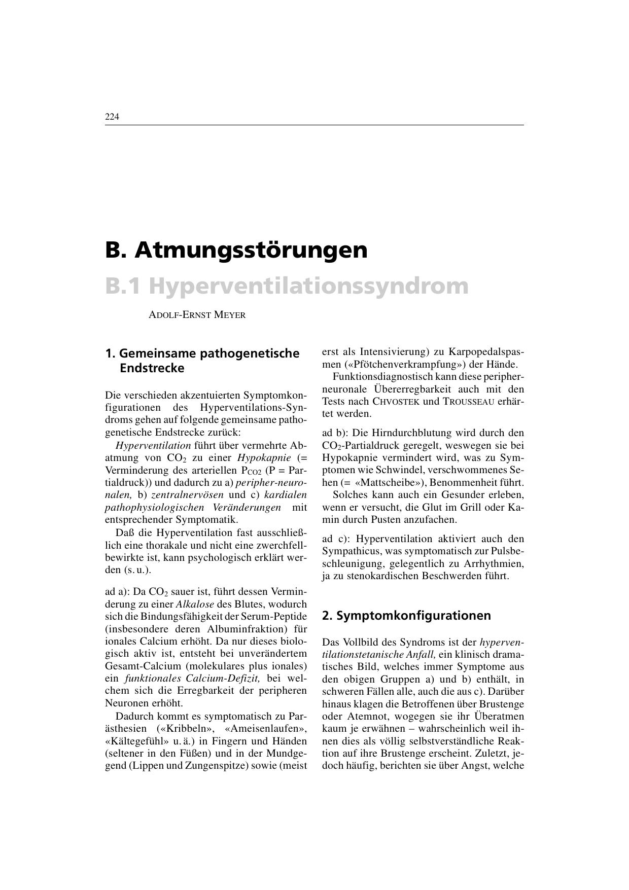 A.-E. Meyer, H. Freyberger, M. v. Kerekjarto, R. Liedtke & H. Speidel (Hrsg.): Jores Praktische Psychosomatik