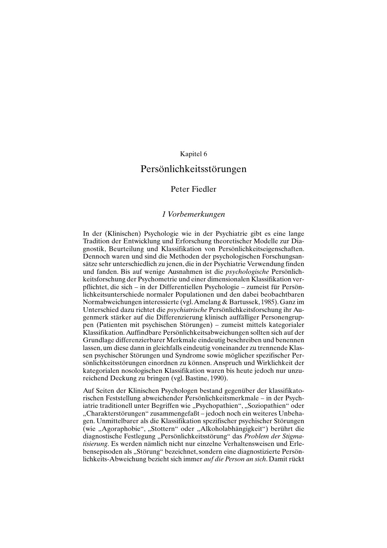 H. Reinecker (Hrsg.): Lehrbuch der Klinischen Psychologie