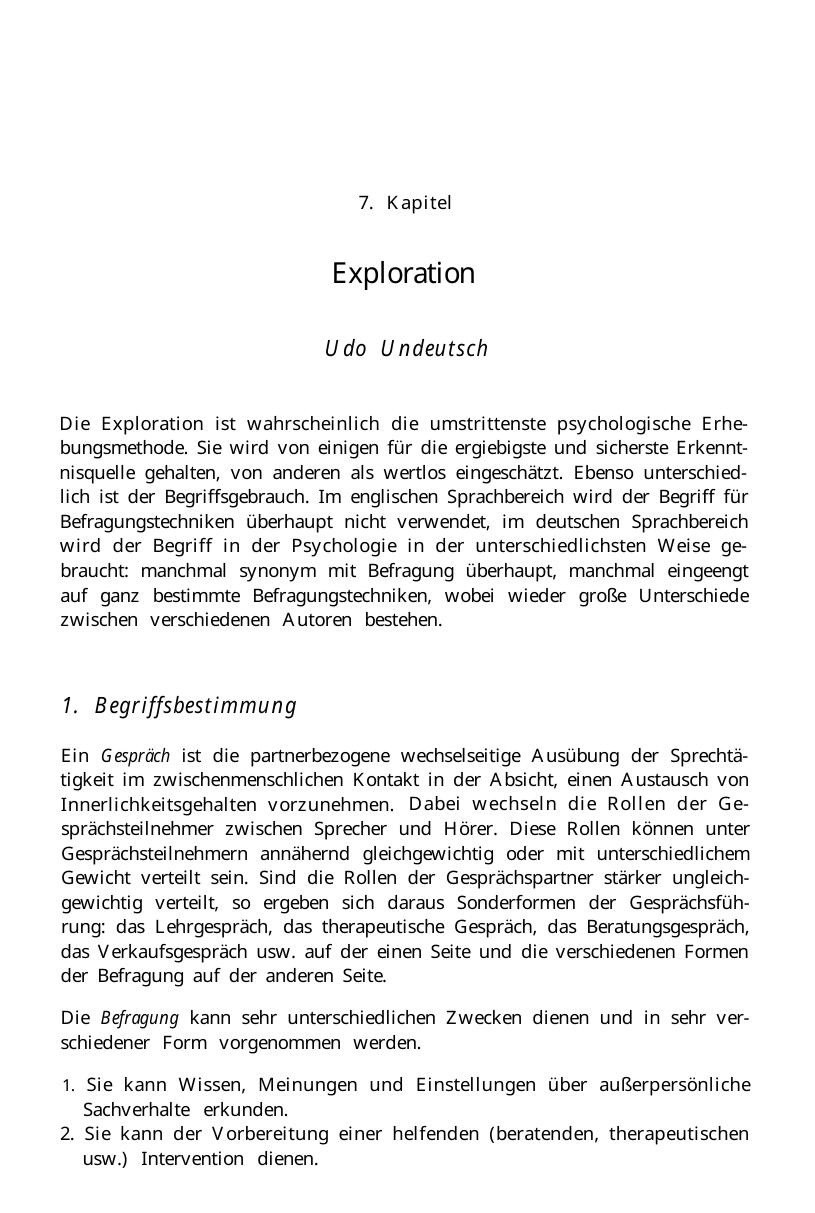 Enzyklopädie der Psychologie. Themenbereich B: Methodologie und Methoden. Serie I: Forschungsmethoden der Psychologie. Band 2: Datenerhebung