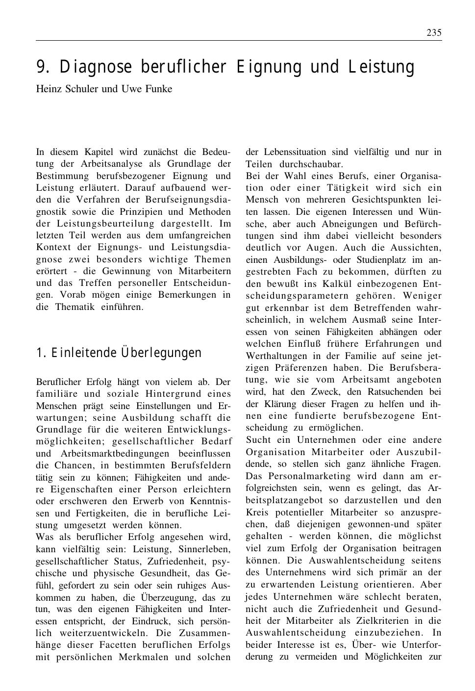 H. Schuler (Hrsg.): Lehrbuch Organisationspsychologie