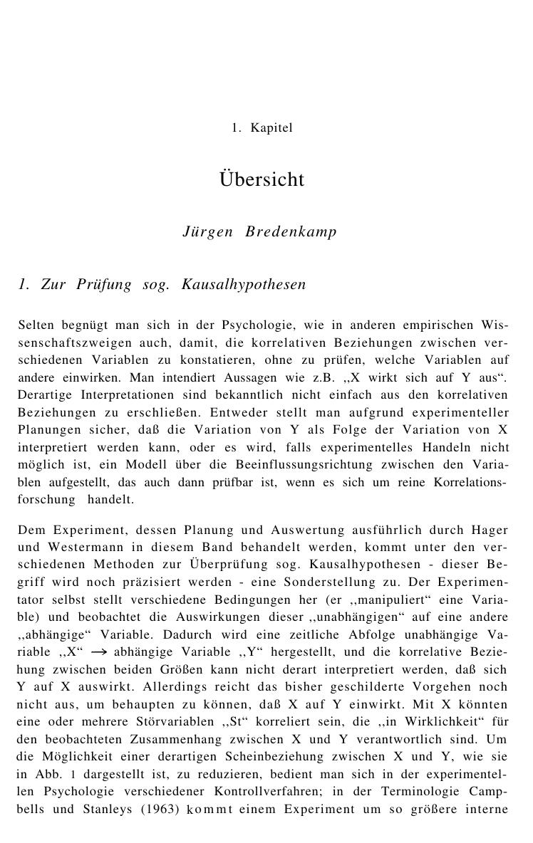 Enzyklopädie der Psychologie. Themenbereich B: Methodologie und Methoden. Serie I: Forschungsmethoden der Psychologie. Band 5: Hypothesenprüfung
