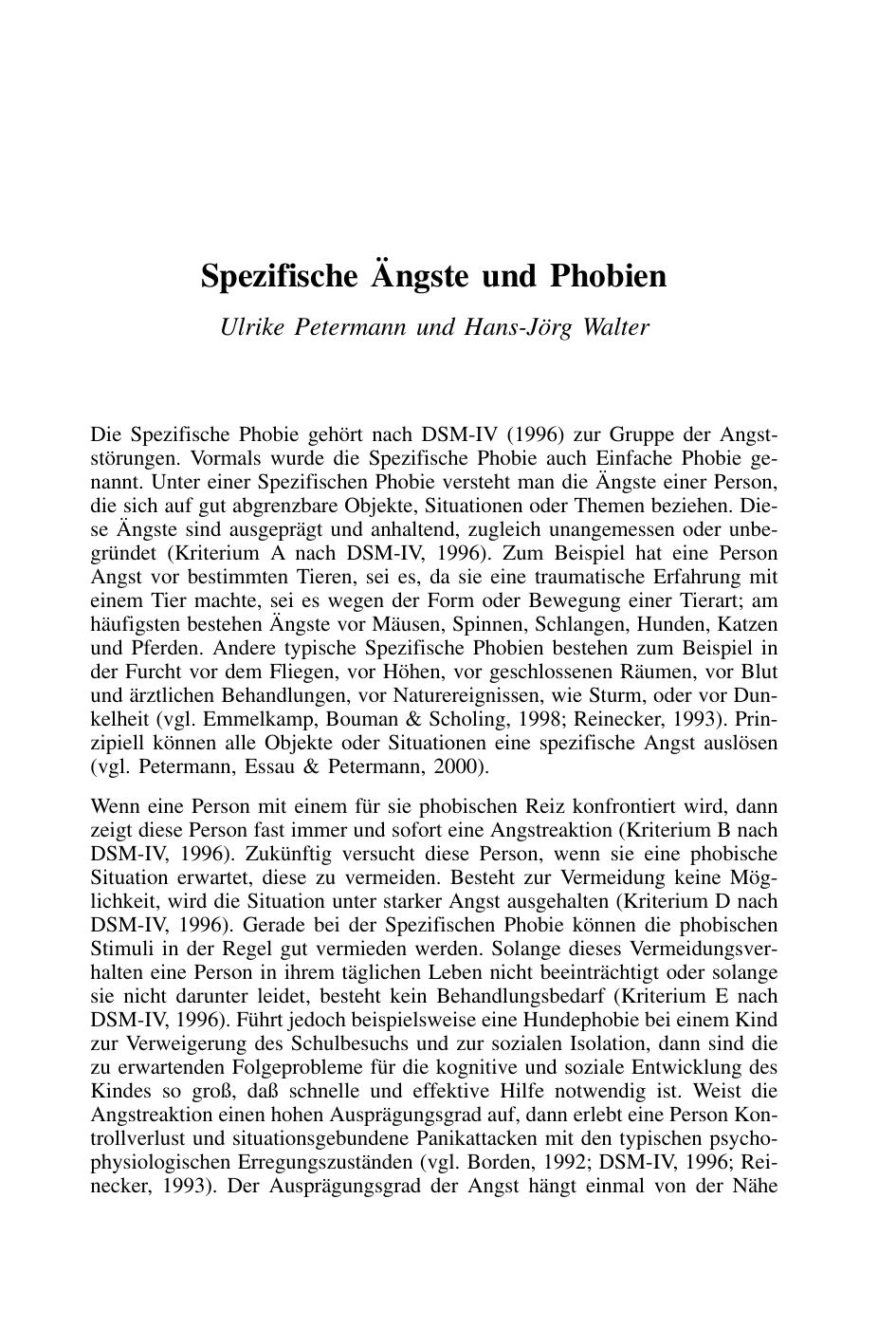 F. Petermann (Hrsg.): Fallbuch der Klinischen Kinderpsychologie und -psychotherapie