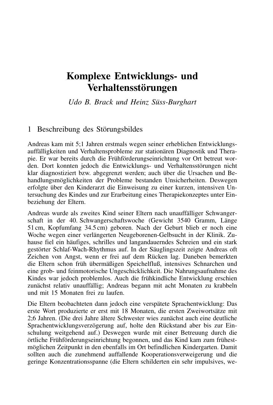 F. Petermann (Hrsg.): Fallbuch der Klinischen Kinderpsychologie und -psychotherapie