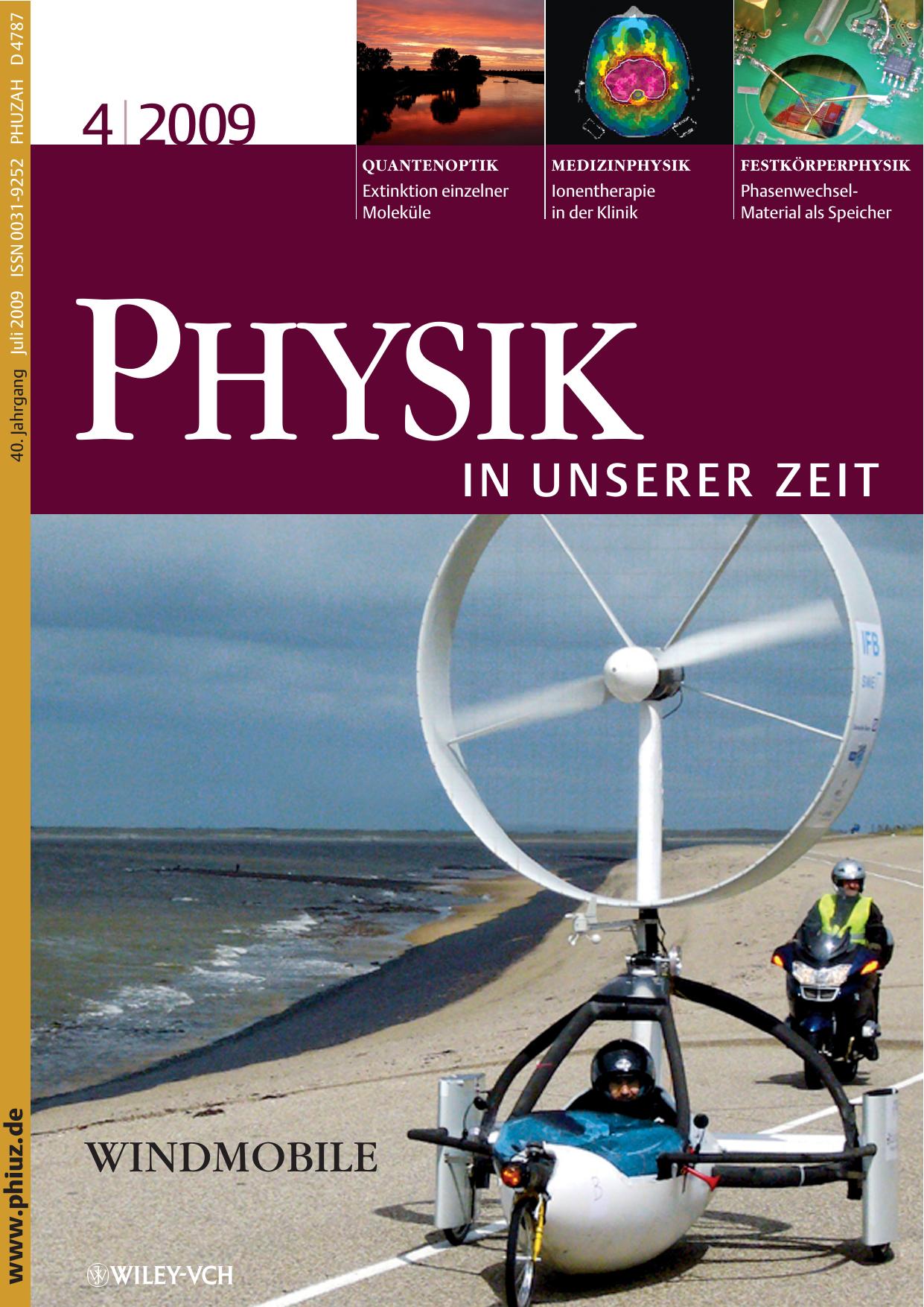 Physik in unserer Zeit, Volume 40, Number 4 (July 2009)