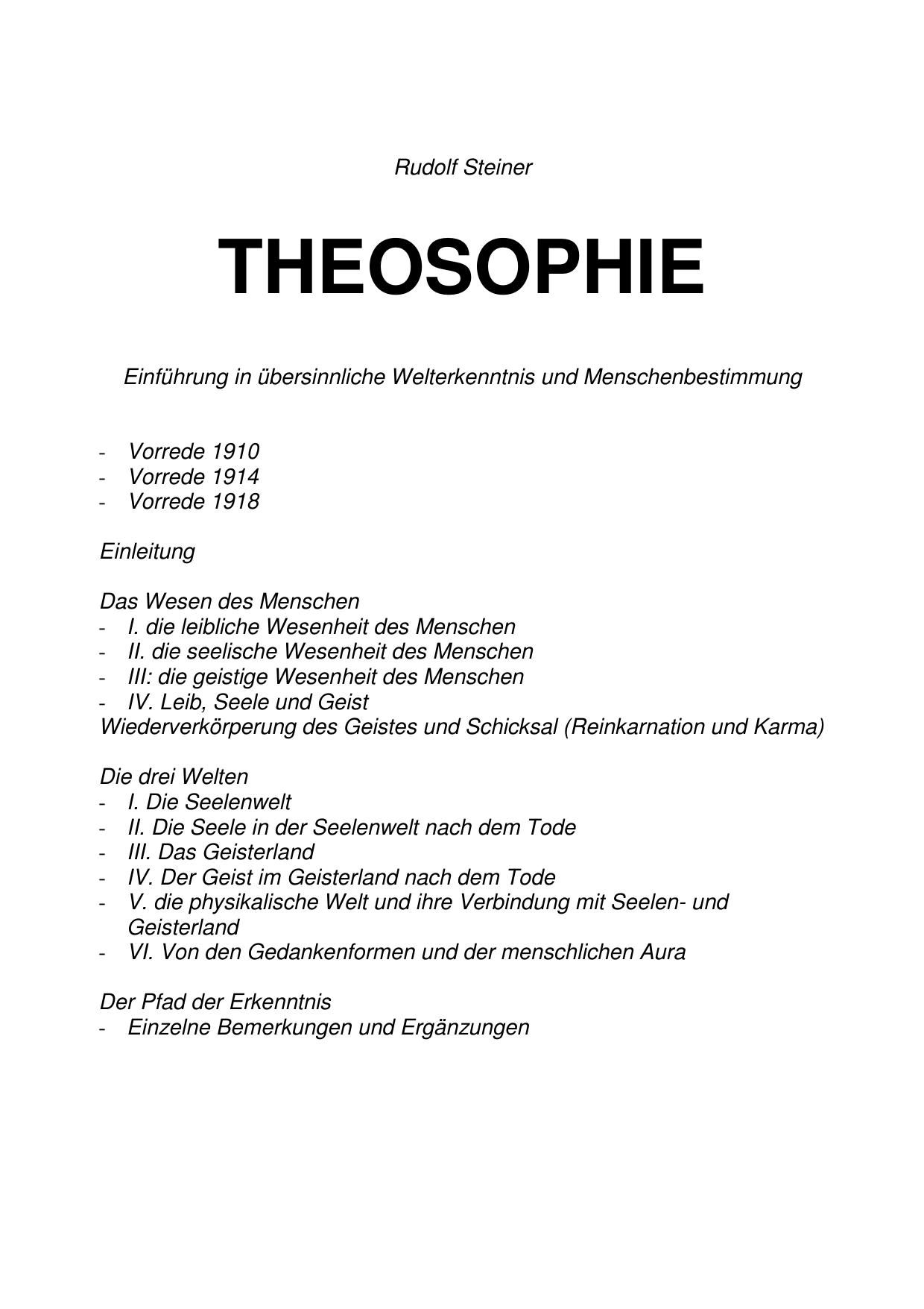 THEOSOPHIE