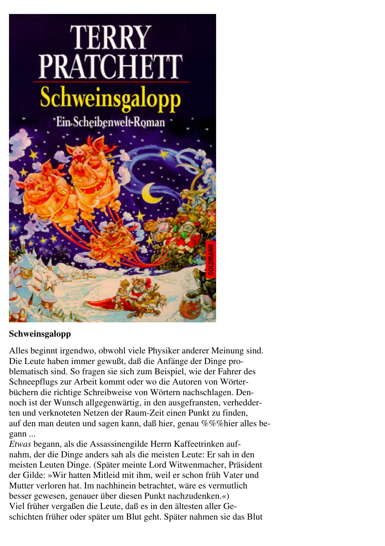Schweinsgalopp