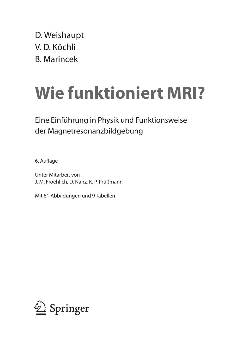 Wie funktioniert MRI?