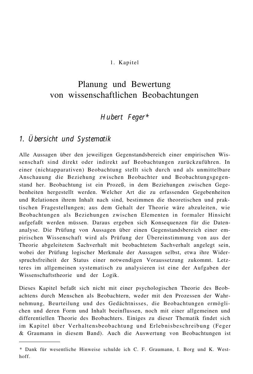 Enzyklopädie der Psychologie. Themenbereich B: Methodologie und Methoden. Serie I: Forschungsmethoden der Psychologie. Band 2: Datenerhebung