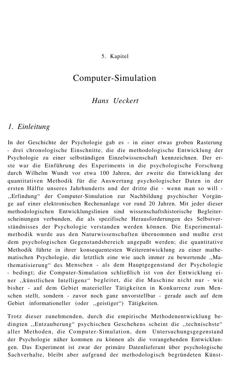 Enzyklopädie der Psychologie. Themenbereich B: Methodologie und Methoden. Serie I: Forschungsmethoden der Psychologie. Band 5: Hypothesenprüfung