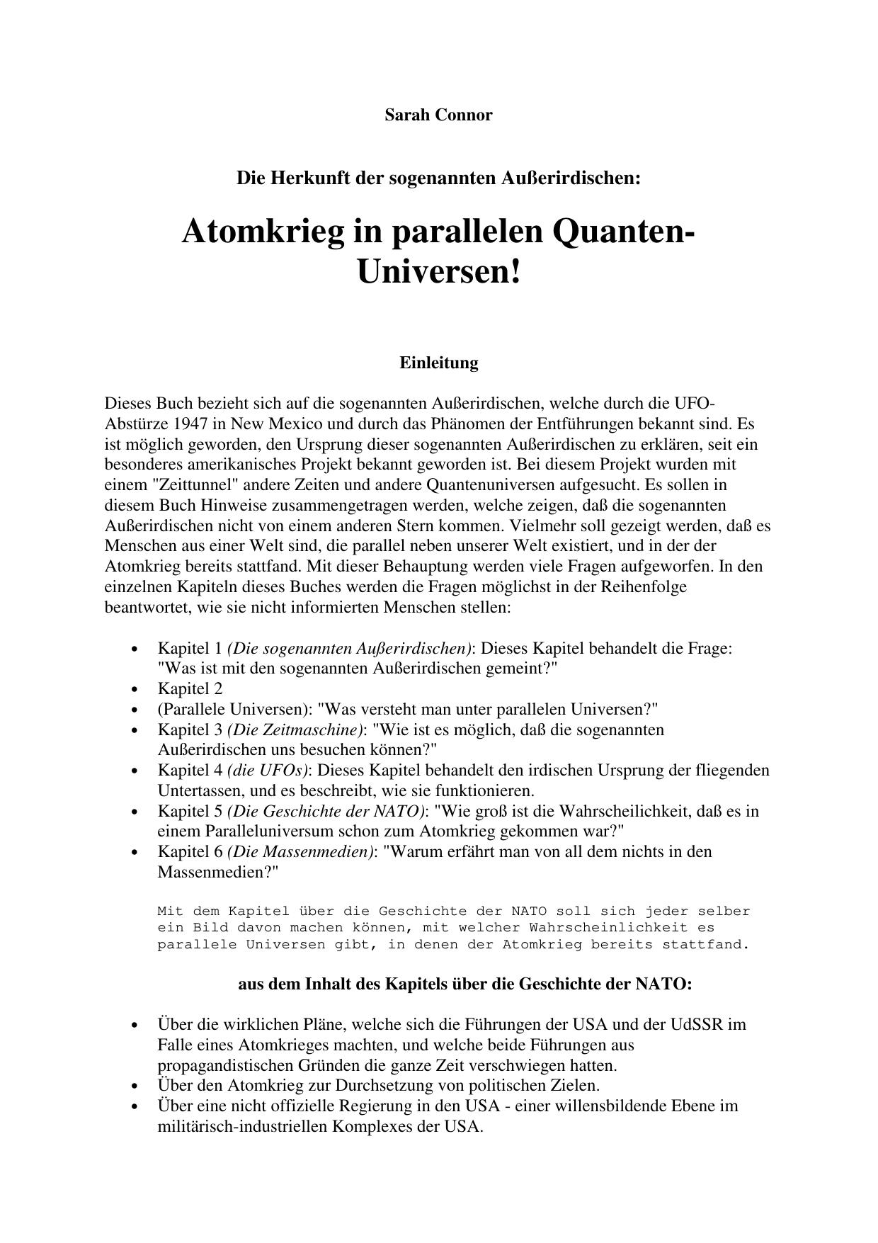 Atomkrieg in parallelen Quanten-Universen!