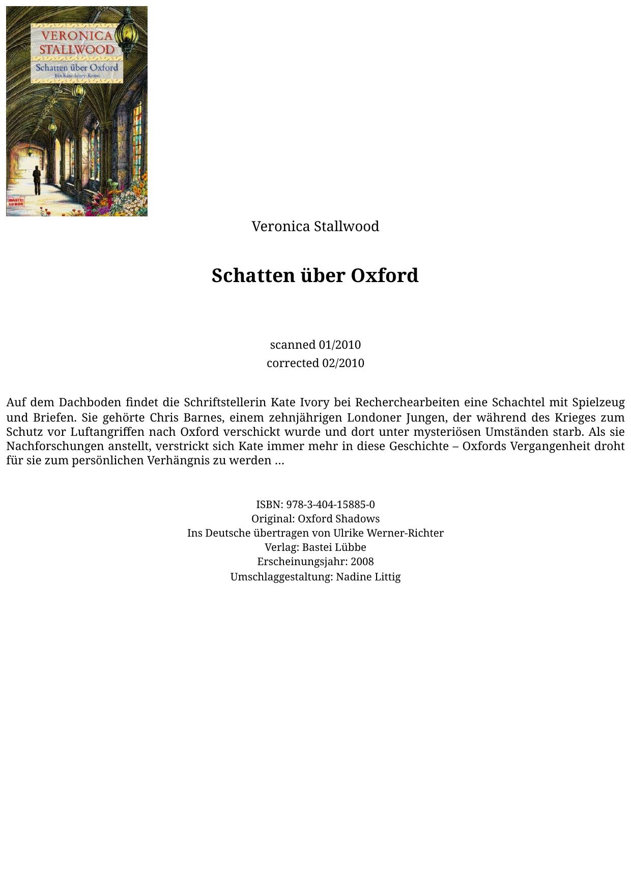 Schatten über Oxford